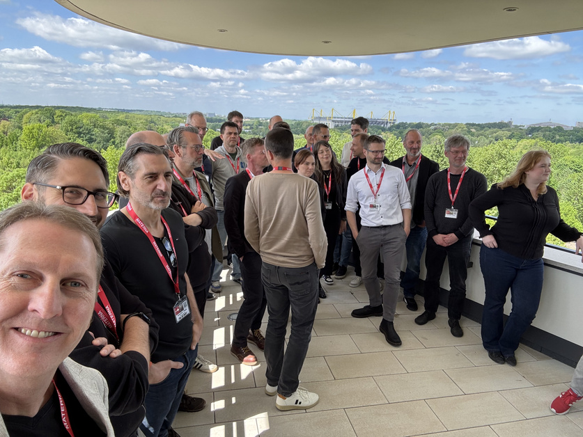 ... beim Kick Off in Dortmund